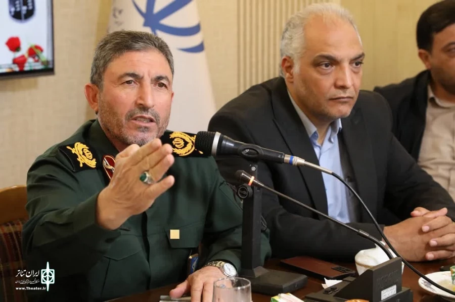 رونمایی پوستر جشنواره تئاتر استانی بسیج اردبیل/ عکاس: ولی الله ارجمند