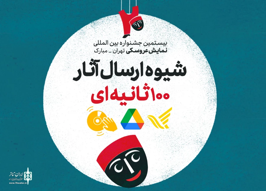 چگونگی ارسال آثار 100 ثانیه‌ای به جشنواره نمایش عروسکی تهران-مبارک 2