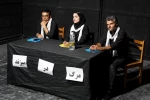 اجرای نمایشنامه خوانی «مرگ در میزند» در ایذه 2