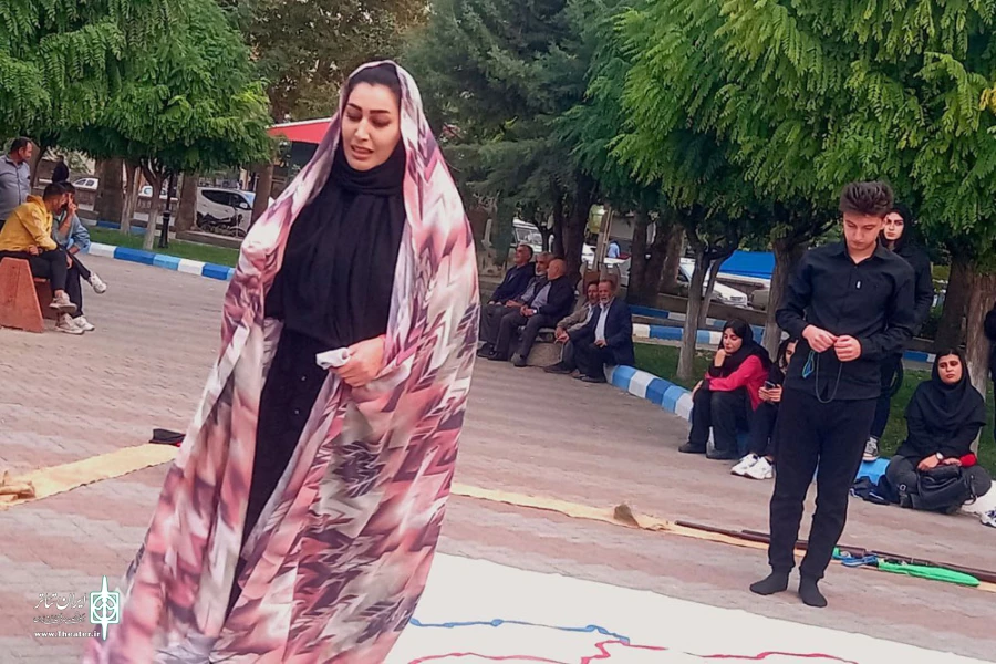 نمایش خیابانی «وطن و تن» در شهرستان مرند به اجرای عموم درآمد 4