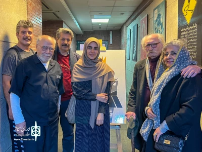 محمود دولت‌آبادی و نادره رضایی به تماشای «اکتینگ‌» نشستند