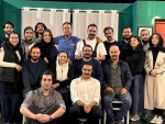گلاب آدینه و علی مصفا به تماشای نمایش «بهمن» نشستند 2