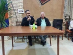 جلسه نقد و بررسی آثار اجرا شده در جشنواره با منتقدی  جمشید جهانزاده و مدیریت محمد علی مکری برگزار شد . 4