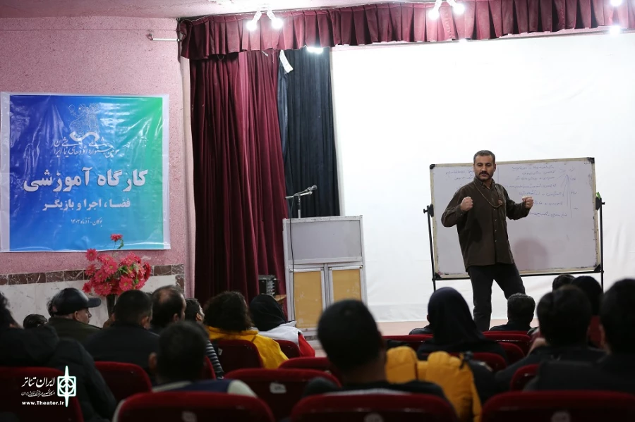 کارگاه فضا اجرا و بازیگر توسط افشین خدری برگزار شد. 4