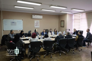 نشست مدیرکل هنرهای نمایشی با گروه های بین الملل از کشور  روسیه و فرانسه برگزار شد