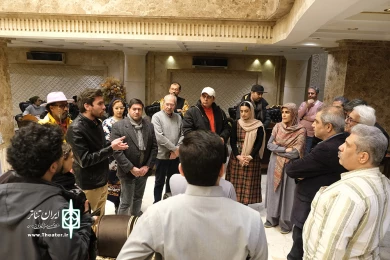 دیدار معاون هنری وزارت فرهنگ و ارشاد اسلامی و سرپرست اداره کل هنرهای نمایشی با هنرمندان استان ها