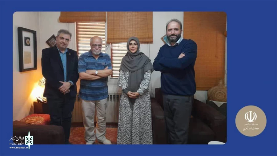 معاون امور هنری وزیر فرهنگ به دیدار اکبر زنجان‌پور رفت 2