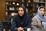 دیدار اتابک نادری و خیرالله تقیانی پور با هنرمندان قرقیزستانی شرکت کننده در جشنواره تئاتر فجر