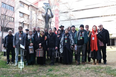 نشست  اتابک نادری با هنرمندان ارمنستان