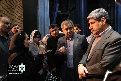 سید ضیا هاشمی معاون فرهنگی و اجتماعی معاون اول رئیس جمهور میهمان تئاتر فجر
