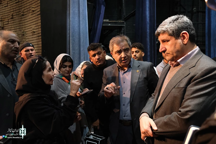 سید ضیا هاشمی معاون فرهنگی و اجتماعی معاون اول رئیس جمهور میهمان تئاتر فجر