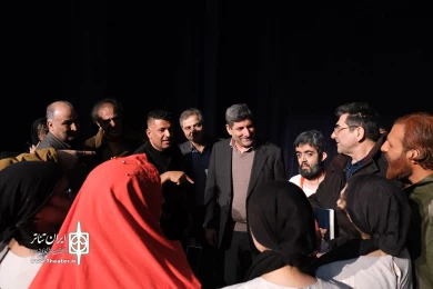 سید ضیا هاشمی معاون فرهنگی و اجتماعی معاون اول رئیس جمهور میهمان تئاتر فجر