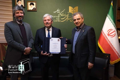 دیدار و گفت گوی اتابک نادری و خیرالله تقیانی پور با هنرمندان خارجی