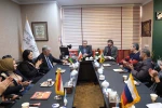 دیدار و گفت گوی اتابک نادری و خیرالله تقیانی پور با هنرمندان خارجی
