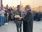 جشن تولد ابوالفضل همراه از داوران بخش خیابانی تئاتر فجر