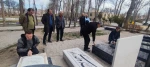 ادای احترام به شهدا و هنرمندان فقید در استان اردبیل