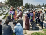 ادای احترام به شهدا و هنرمندان فقید در استان اردبیل