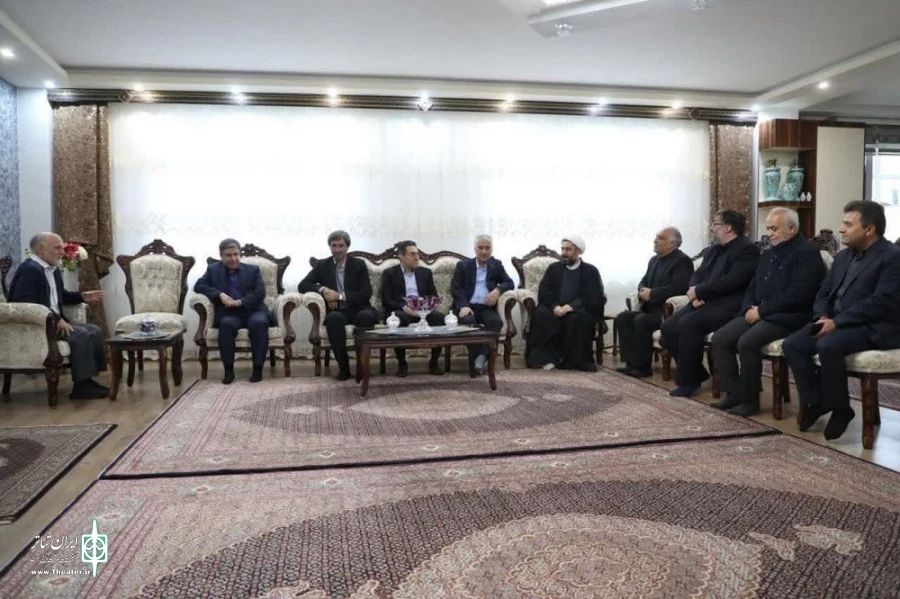 دیدار با دو پیشکسوت تئاتر در اردبیل