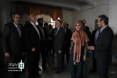 مراسم احداث بزرگترین پردیس تئاتر غرب خاورمیانه در تهران