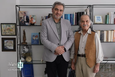 دیدار اتابک نادری با سیروس ابراهیم زاده