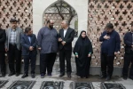 ادای احترام مدیران و هنرمندان اردبیل به شهدا/ عکاس: ولی الله ارجمند
