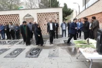 ادای احترام مدیران و هنرمندان اردبیل به شهدا/ عکاس: ولی الله ارجمند