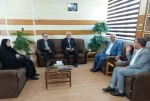 دیدار مدیرکل ارشاد استان با فرماندار خلخال