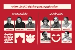 معرفی داوران سومین جشنواره ملی تئاتر محلات 2