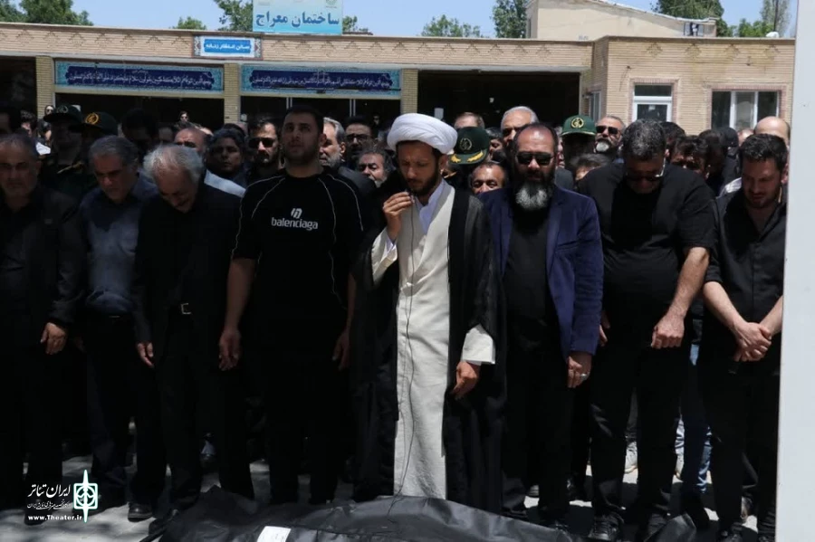 تشییع پیکر زنده یاد محمدرضا خدایی/ عکس: محمدرضا باوفا، امیر حسین هدایتی و طاهر حضرتی