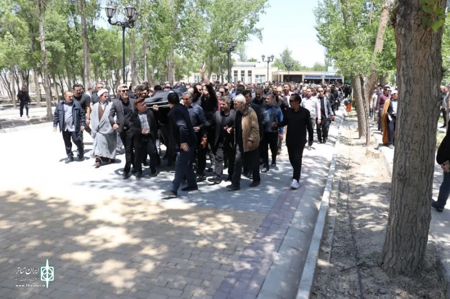 تشییع پیکر زنده یاد محمدرضا خدایی/ عکس: محمدرضا باوفا، امیر حسین هدایتی و طاهر حضرتی