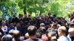 تشییع پیکر زنده یاد محمدرضا خدایی/ عکس: محمدرضا باوفا، امیر حسین هدایتی و طاهر حضرتی