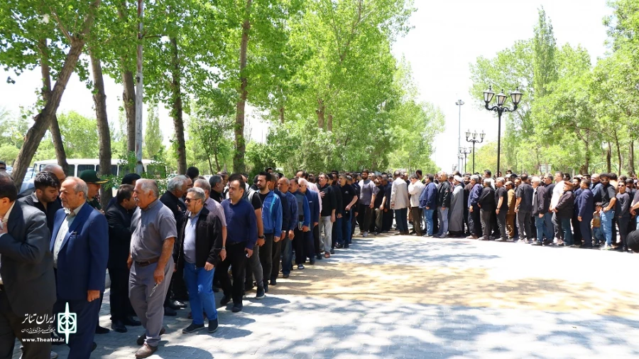 تشییع پیکر زنده یاد محمدرضا خدایی/ عکس: محمدرضا باوفا، امیر حسین هدایتی و طاهر حضرتی