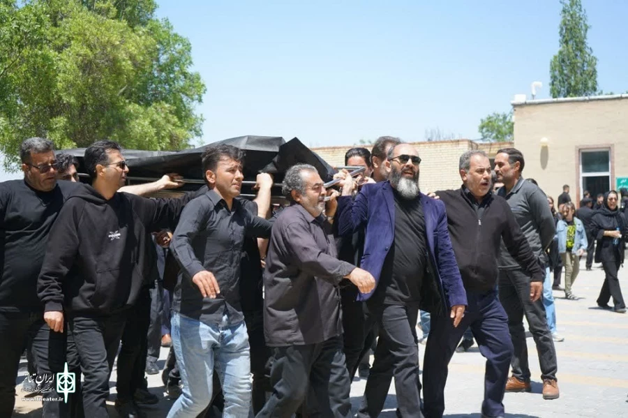تشییع پیکر زنده یاد محمدرضا خدایی/ عکس: محمدرضا باوفا، امیر حسین هدایتی و طاهر حضرتی