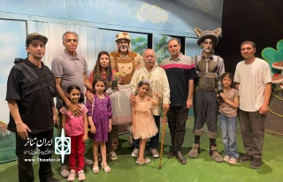 بهزاد فراهانی به تماشای نمایش کودک نشست