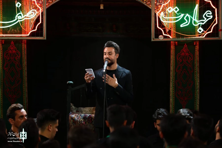 اجرای مراسم تعزیه شهادت حضرت مسلم (ع) و مصطفی راغب در شب اول ویژه‌برنامه «خیمه هنر»   3