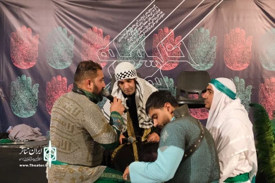 مجلس شبیه خوانی تعزیه طفلان مسلم