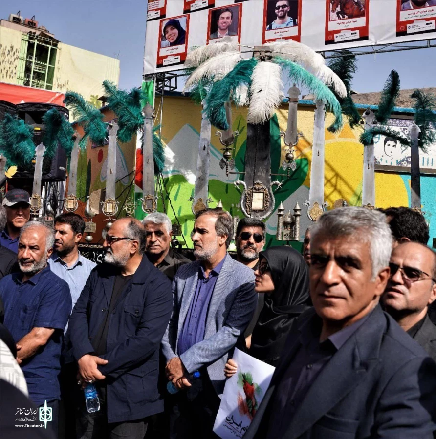 حضور هنرمندان و مدیران هنری در موکب هنرمندان ایران 4
