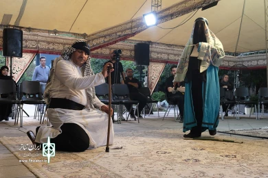 مجلس شبیه خوانی عبداله عفیف در خیمه هنر