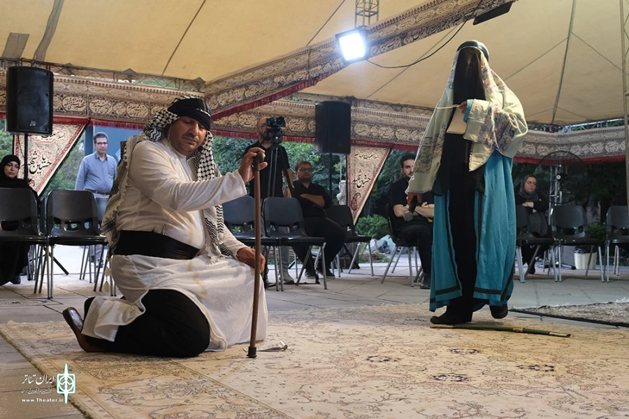 مجلس شبیه خوانی عبداله عفیف در خیمه هنر