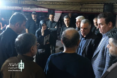 مجلس شبیه خوانی عبداله عفیف در خیمه هنر