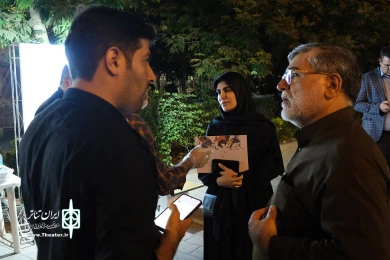 مجلس شبیه خوانی عبداله عفیف در خیمه هنر