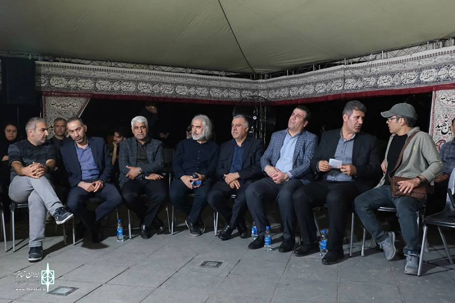 مجلس شبیه خوانی عبداله عفیف در خیمه هنر