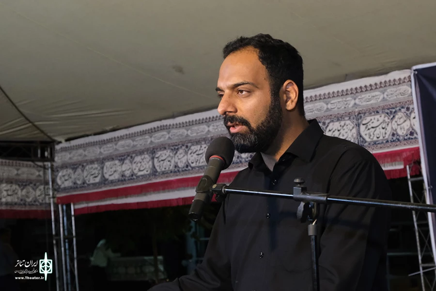 مجلس شبیه خوانی عبداله عفیف در خیمه هنر