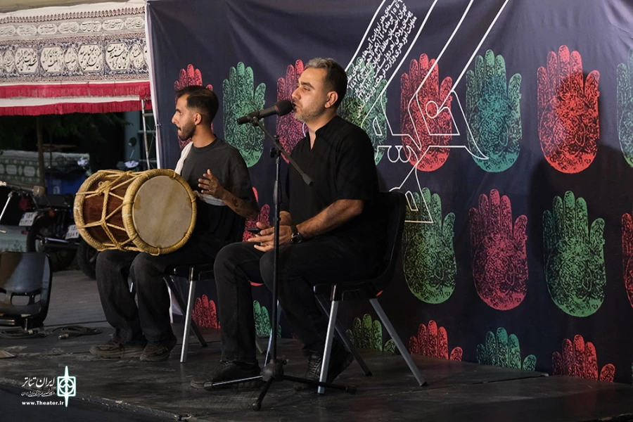 مجلس شبیه خوانی عبداله عفیف در خیمه هنر