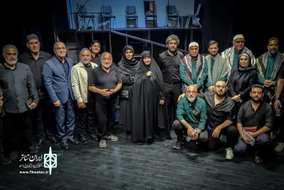 زهرا بهروزآذر، معاون امور زنان ریاست‌جمهوری به تماشای خوانش نمایشنامه «پل» نشست