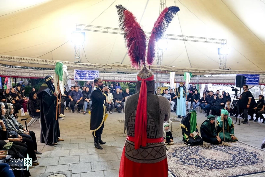 سیدعباس صالحی، وزیر فرهنگ و ارشاد اسلامی در آیین عزاداری «خیمه هنر»