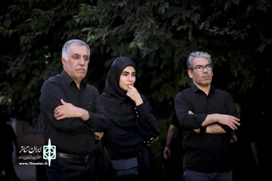 سیدعباس صالحی، وزیر فرهنگ و ارشاد اسلامی در آیین عزاداری «خیمه هنر»