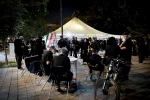 سیدعباس صالحی، وزیر فرهنگ و ارشاد اسلامی در آیین عزاداری «خیمه هنر»