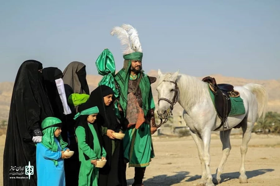 حضور ۱۰۰ ساله زنان بوشهری در تعزیه/ تندخوانی در تعزیه بوشهری نوعی لحن موسیقایی است 2