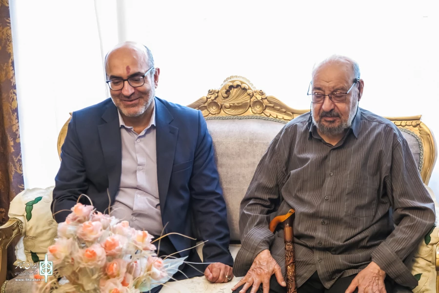 دیدار مدیرکل هنرهای نمایشی با خانواده پیشکسوت تعزیه، مرتضی صفاریان 2